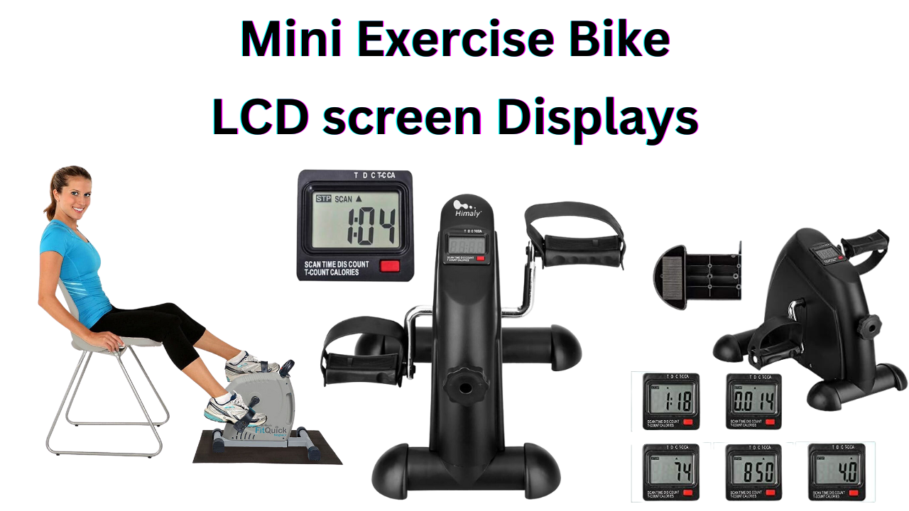 Best mini exercise bike with portable LCD screen displays